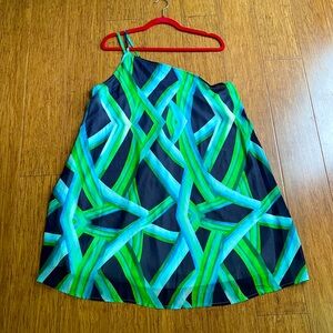 Strappy One Shoulder Dress